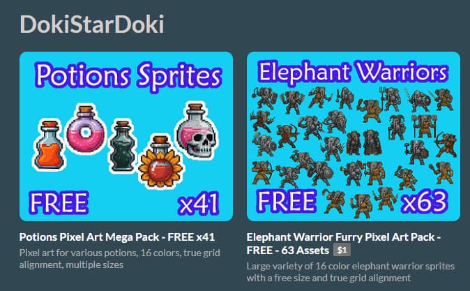 Doki * Doki Itch.io Store